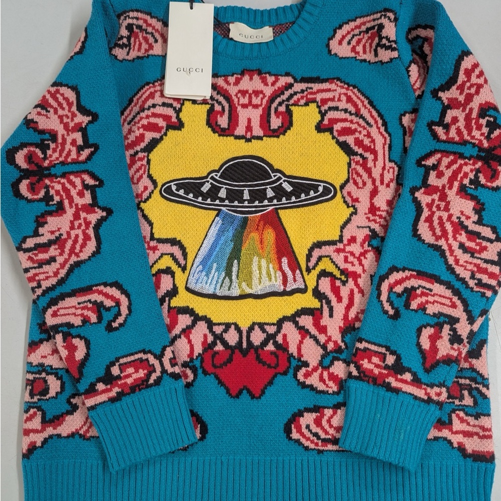 Gucci men’s designer sweater, unisex, Rare!
